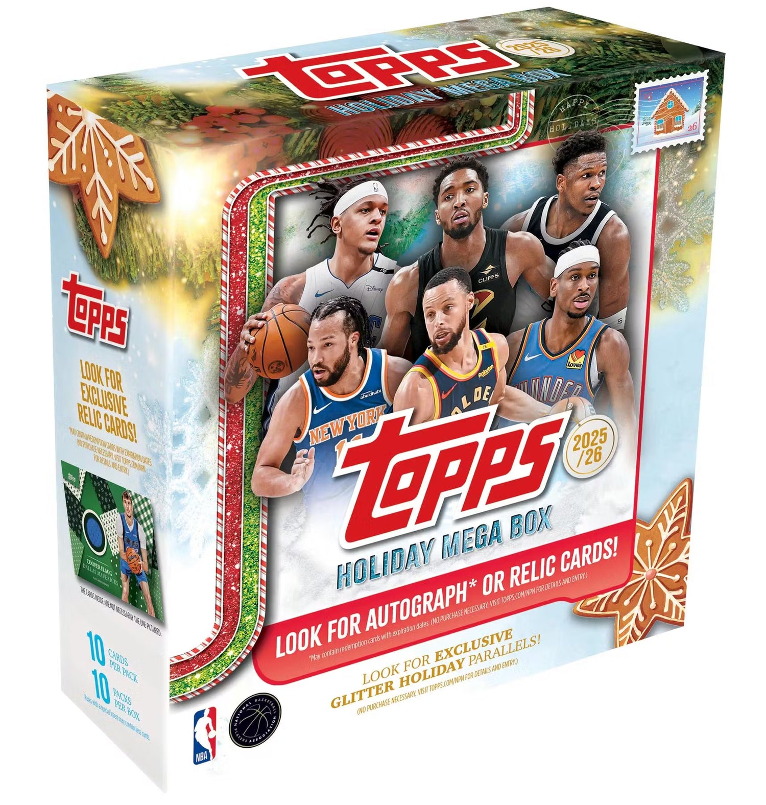 Topps Holiday 2025-26 Basketball Mega Box - Zo20Rips