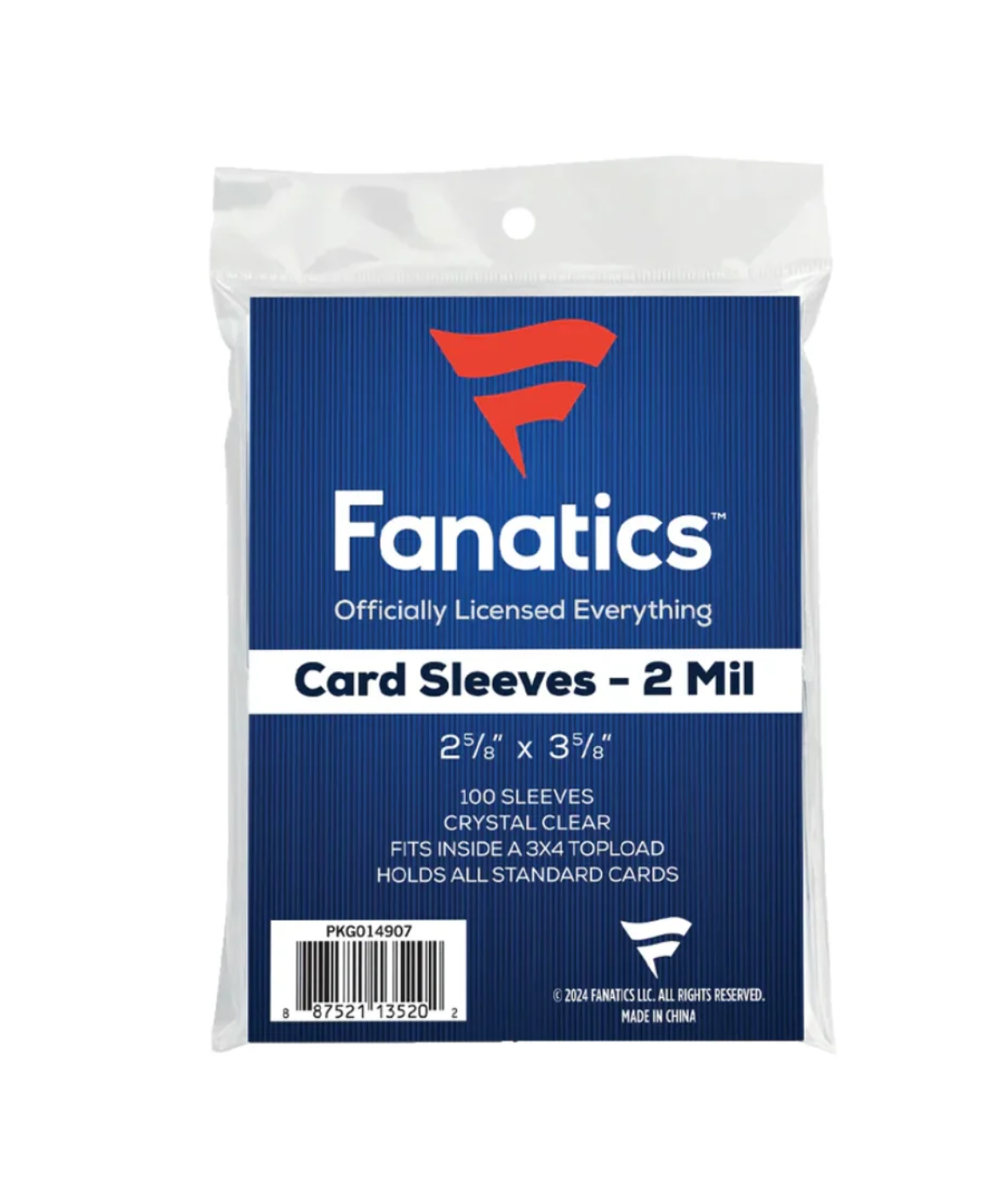 Fanatics Collectibles Soft Sleeves - 100 Count