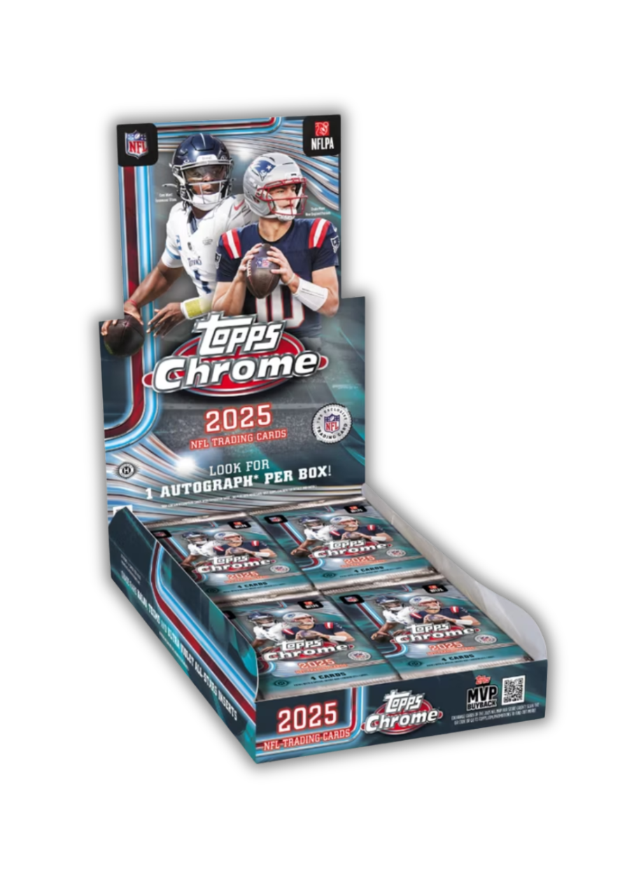 Topps Chrome® NFL Football 2025 Hobby Box