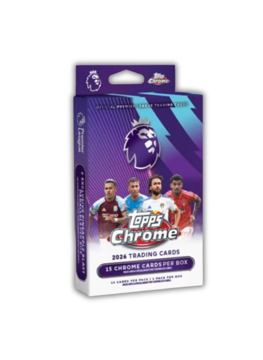 Topps Chrome Premier League 2026 Hanger Box