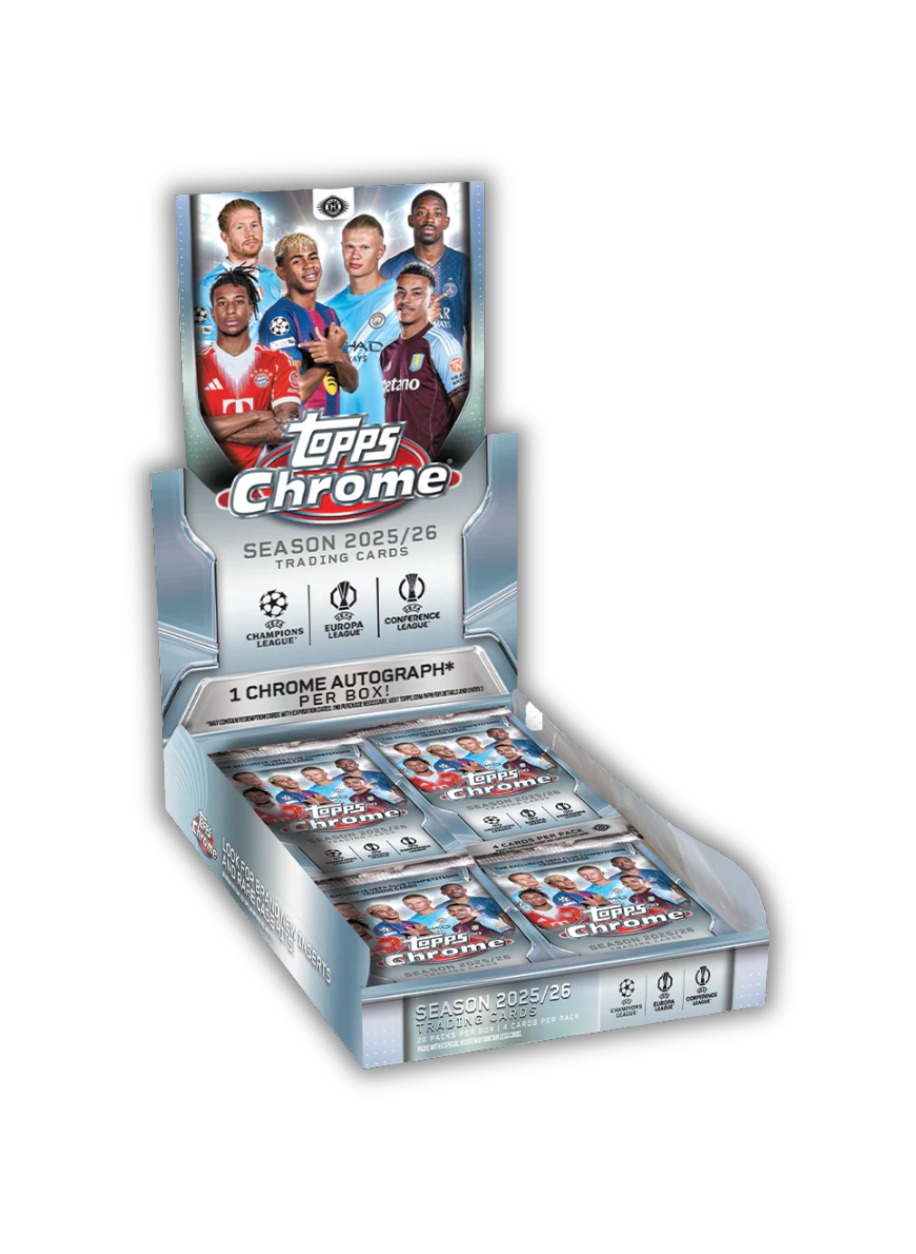 Topps Chrome® UEFA Club Competitions 2025-26 Hobby Box